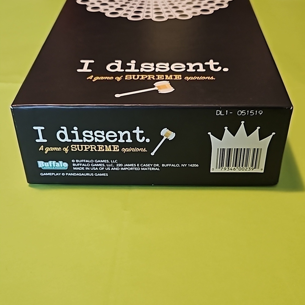I Dissent A Game Of Supreme Options EUC - Picture 2 of 6